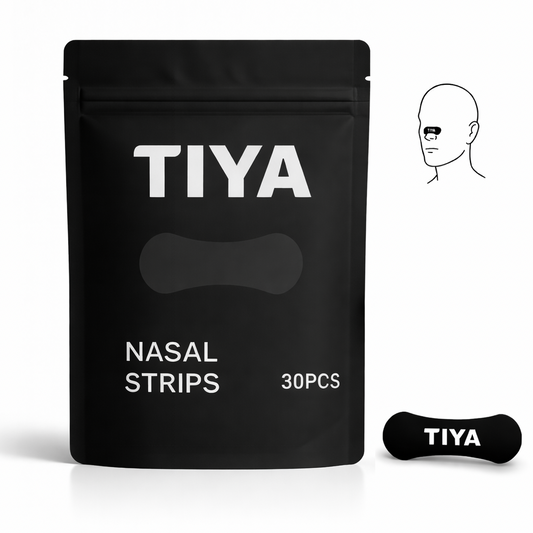 TIYA Nasal Strips - Better Breathing for Sleep, Sport & Everyday Use (30 pack)