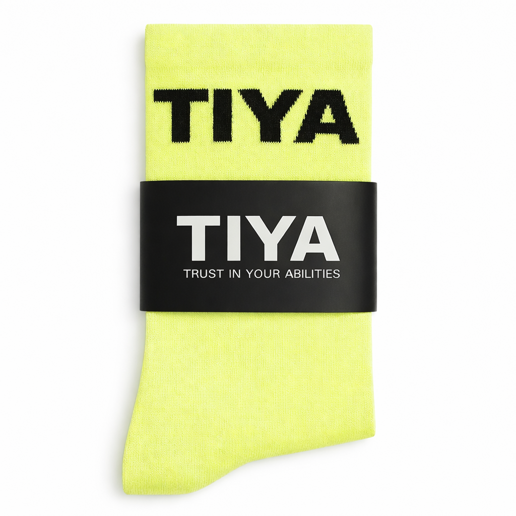High-Performance Athletic Running Socks - Yellow