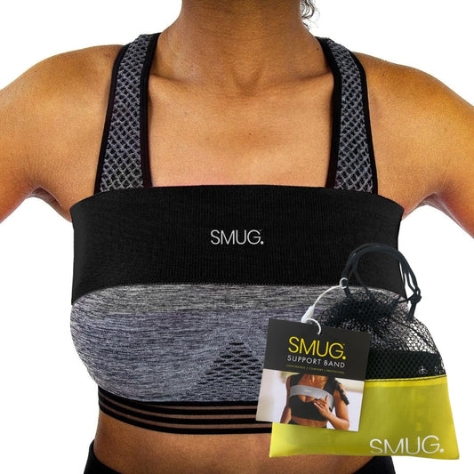 Boobuddy x SMUG limited edition breast support band in black