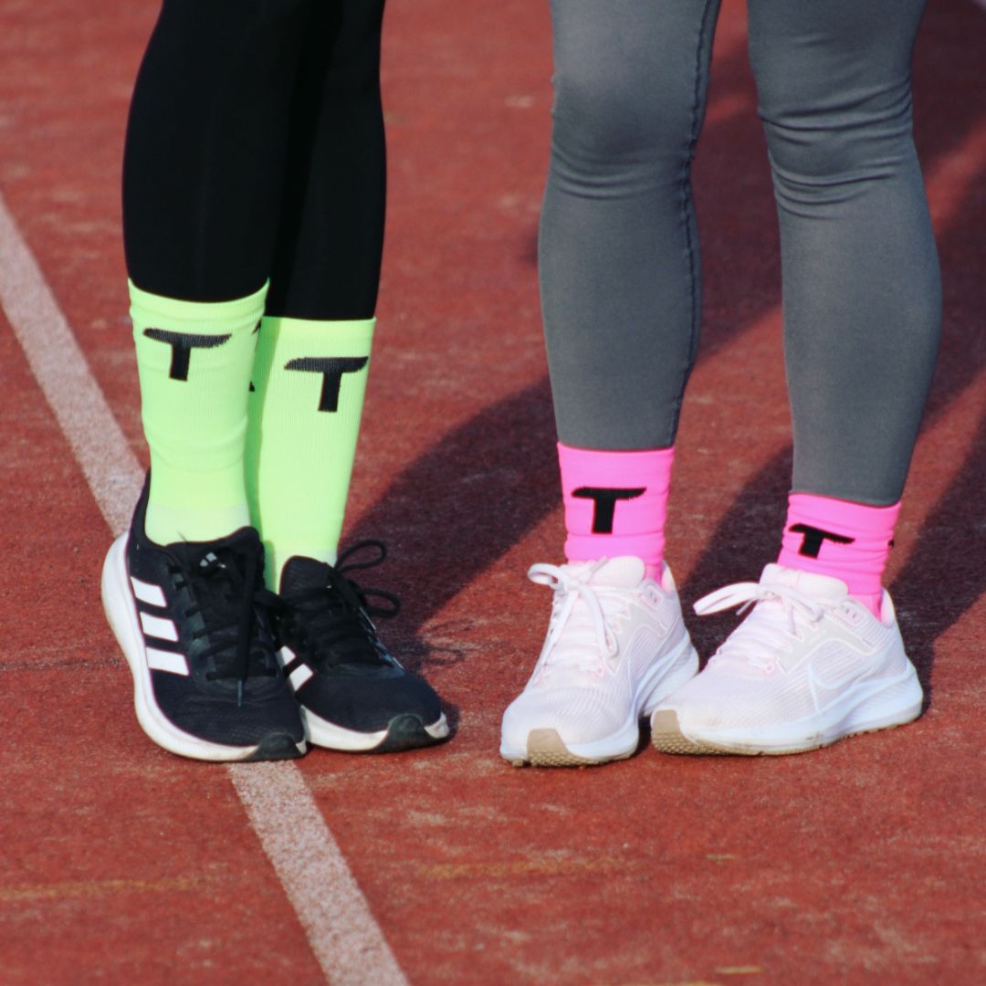 High-Performance Athletic Running Socks - Yellow